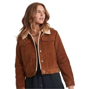 Marine Layer Corduroy Jacket with Sherpa Collar and Lining